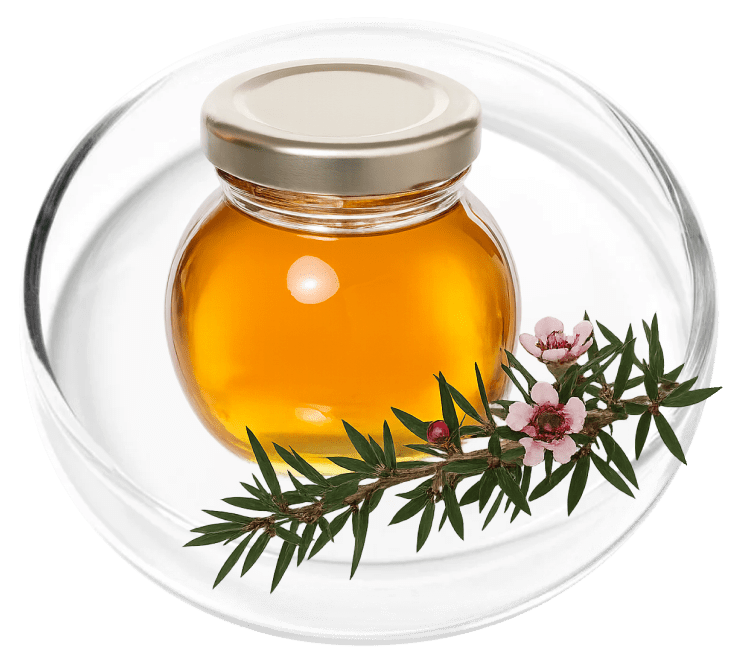 Manuka Oil used in the KeraFirm Pro merchant formula presentation